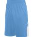 Augusta Sportswear 1168 Alley-Oop Reversible Short in Columbia blue/ white side view