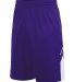 Augusta Sportswear 1168 Alley-Oop Reversible Short in Purple/ white side view
