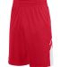 Augusta Sportswear 1168 Alley-Oop Reversible Short in Red/ white side view