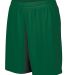 Augusta Sportswear 1423 Women's Octane Short in Dark green front view