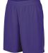 Augusta Sportswear 1424 Girl's Octane Short in Purple front view