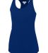 Augusta Sportswear 2434 Women's Sojourner Tank in Navy front view