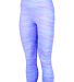 Augusta Sportswear 2628 Women's Hyperform Compress in Light lavender/ aqua print front view