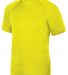 Augusta Sportswear 2791 Attain True Hue Youth Perf in Safety yellow front view
