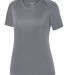 Augusta Sportswear 2793 Girls Attain Wicking T Shi in Graphite front view