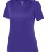 Augusta Sportswear 2793 Girls Attain Wicking T Shi in Purple front view
