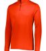 Augusta Sportswear 2785 Attain Quarter-Zip Pullove in Orange front view