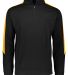 Augusta Sportswear 4386 Medalitst 2.0 Pullover in Black/ gold front view