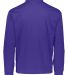 Augusta Sportswear 4386 Medalitst 2.0 Pullover in Purple/ white back view