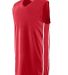 Augusta Sportswear 1180 Winning Streak Game Jersey in Red/ white front view