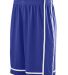 Augusta Sportswear 1186 Youth Winning Streak Short in Purple/ white front view