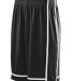 Augusta Sportswear 1186 Youth Winning Streak Short in Black/ white front view