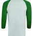 Augusta Sportswear 1505 Nova Jersey in White/ dark green back view