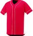 Augusta Sportswear 1661 Youth Slugger Jersey in Red/ white front view