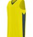 Augusta Sportswear 1712 Block Out Jersey in Power yellow/ slate front view
