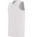 Augusta Sportswear 1712 Block Out Jersey in White/ white side view