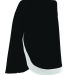 Augusta Sportswear 2410 Women's Action Color Block in Black/ white side view