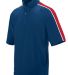 Augusta Sportswear 3788 Quantum Short Sleeve Top in Navy/ red/ white front view