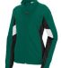 Augusta Sportswear 7724 Women's Tour De Force Jack in Dark green/ black/ white front view