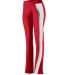 Augusta Sportswear 7737 Women's Aurora Pant in Red/ white/ metallic silver front view