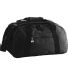 Augusta Sportswear 1703 Large Ripstop Duffel Bag in Black/ black front view