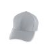 Augusta Sportswear 6236 Youth Athletic Mesh Cap in Silver grey front view