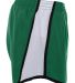 Augusta Sportswear 1266 Girls' Pulse Team Short in Dark green/ white/ black side view