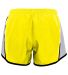 Augusta Sportswear 1266 Girls' Pulse Team Short in Power yellow/ white/ black back view