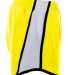 Augusta Sportswear 1266 Girls' Pulse Team Short in Power yellow/ white/ black side view