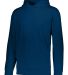 Augusta Sportswear 5506 Youth Wicking Fleece Hoode in Navy front view