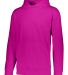 Augusta Sportswear 5506 Youth Wicking Fleece Hoode in Power pink front view