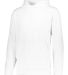 Augusta Sportswear 5506 Youth Wicking Fleece Hoode in White front view