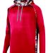 Augusta Sportswear 5538 Mod Camo Hoodie in Red/ red mod front view