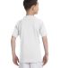 Augusta Sportswear 581 Youth Two-Button Baseball J in White back view