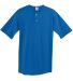 Augusta Sportswear 581 Youth Two-Button Baseball J in Royal front view