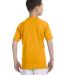 Augusta Sportswear 581 Youth Two-Button Baseball J in Gold back view