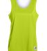 Augusta Sportswear 147 Women's Reversible Wicking  in Lime/ white front view