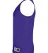 Augusta Sportswear 5023 Youth Reversible Wicking T in Purple/ white side view