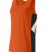 Augusta Sportswear 333 Youth Sprint Jersey in Orange/ black/ white front view