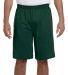 Augusta Sportswear 915 Longer Length Jersey Short in Dark green front view