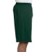 Augusta Sportswear 915 Longer Length Jersey Short in Dark green side view