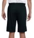 Augusta Sportswear 915 Longer Length Jersey Short in Black back view