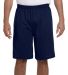 Augusta Sportswear 915 Longer Length Jersey Short in Navy front view