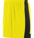 Augusta Sportswear 1605 Lightning Short in Power yellow/ black front view