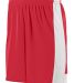 Augusta Sportswear 1606 Youth Lightning Short in Red/ white front view