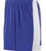 Augusta Sportswear 1606 Youth Lightning Short in Purple/ white front view