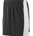 Augusta Sportswear 1606 Youth Lightning Short in Black/ white front view