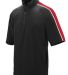 Augusta Sportswear 3789 Youth Quantum Short Sleeve Black/ Red/ White front view