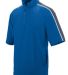 Augusta Sportswear 3789 Youth Quantum Short Sleeve in Royal/ graphite/ white front view