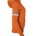 Augusta Sportswear 5440 Women's Spry Hoodie in Orange/ white/ graphite side view